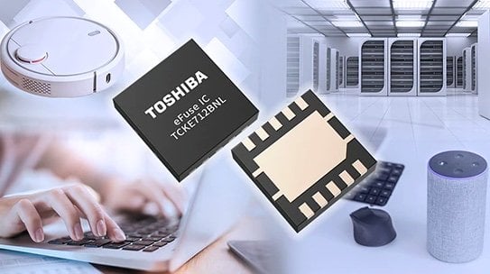 Toshiba Adds New eFuse IC, an Electronic Fuse for Repeated Use that Offers Adjustable Overvoltage Protection and FLAG Signal Output Function